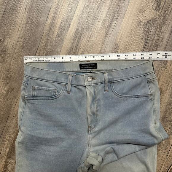 Banana Republic Super-Stretch Legging-Fit Jean Light Wash 31/12 NWOT - Picture 4 of 8